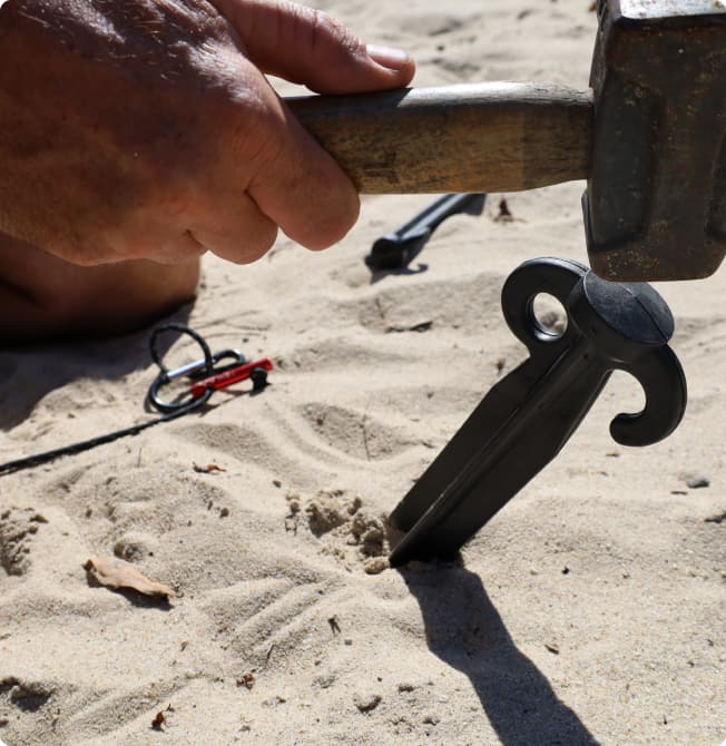 Black sand peg - 370mm - Image 3