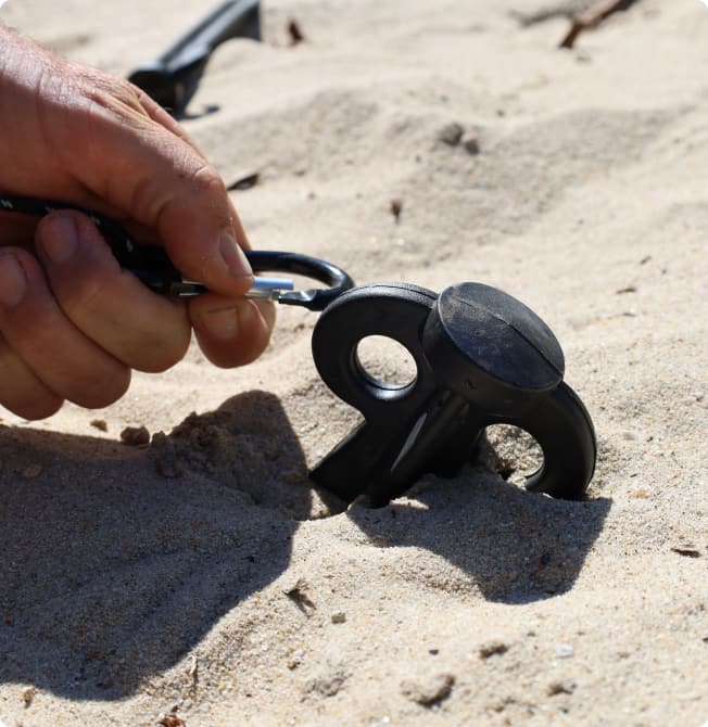 Black sand peg - 370mm - Image 5